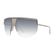 Max Mara Stiliga Aviator-solglasögon med spegellinser Gray, Dam