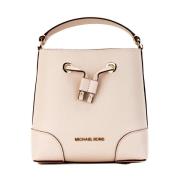 Michael Kors Pebble Leather Bucket Crossbody Väska Pink, Dam