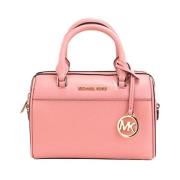 Michael Kors Tea Rose Läder Crossbody Väska Pink, Dam