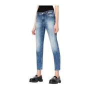 Armani Exchange Klassiska Denim Jeans Blue, Dam