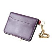 Dolce & Gabbana Lila Läder Bifold Korthållare Plånbok Purple, Dam