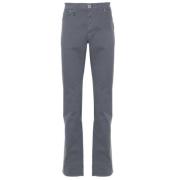 Brioni Slate Grey Straight-Leg Trousers Gray, Herr