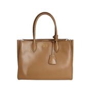 Prada Vintage Pre-owned Laeder totevskor Brown, Dam