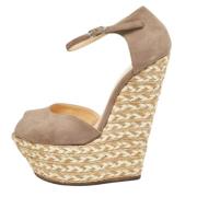 Giuseppe Zanotti Pre-owned Pre-owned Mocka sandaler Beige, Dam