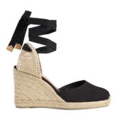 Castañer Carina/8/001 9 cm Wedges Black, Dam