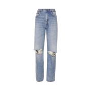 Dondup Vida Ben Vintage Ljus Tvätt Jeans Blue, Dam