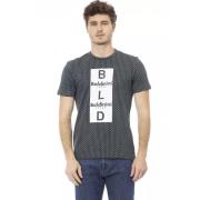 Baldinini Trend Grön Bomull T-shirt Green, Herr