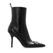 Dsquared2 Ankelboots med logotyp Black, Dam