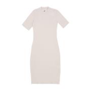 Nike Essential Midi Klänning Streetwear Beige, Dam