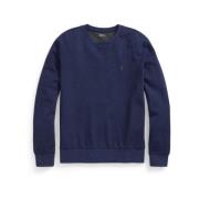 Ralph Lauren Blå Långärmad Polo Tröja Blue, Herr