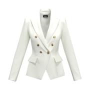 Marella Kräm Blazer Foglia1 White, Dam