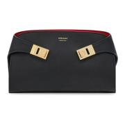 Salvatore Ferragamo Flame Red Hug Black, Dam