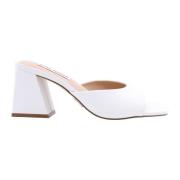 Steve Madden Stiliga Mulor för Kvinnor White, Dam