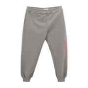 Alexander McQueen Sportiga Graffiti Logo Byxor Gray, Dam