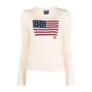 Ralph Lauren Vit Sweatshirt Aw23 Damkläder White, Dam