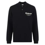 Alexander McQueen Polo Shirts Black, Herr