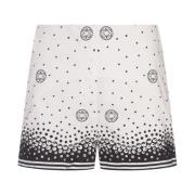 Elie Saab Vita Silke Polka Dot Shorts Multicolor, Dam