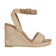 Tommy Hilfiger Beige Kilklack Sandal Beige, Dam