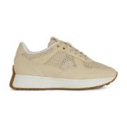 Geox Beige Sneakers för Kvinnor Beige, Dam