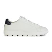 Geox Vita Marinblå Sneakers för Män White, Herr