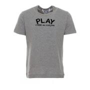 Comme des Garçons Play T-Shirts Gray, Herr