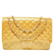 Chanel Vintage Pre-owned Laeder chanel-vskor Yellow, Dam