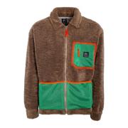 Brain Dead Mesh Sherpa Fleece Jacket Multicolor, Herr