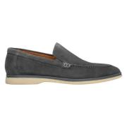 Estro Herr Grå Loafers tillverkade av Äkta Velour Er00112567 Gray, Her...