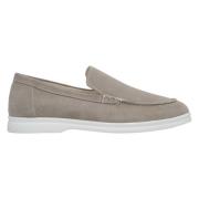 Estro Kvinnors Mörkgrå Mocka Loafers Er00112382 Gray, Dam