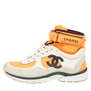 Chanel Vintage Pre-owned Nylon sneakers Multicolor, Dam