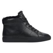 Estro Svarta Höga Sneakers för Kvinnor för Vintern Er00112257 Black, D...