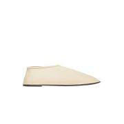 The Row Genomskinlig Mesh Ballerina Flats Beige, Dam