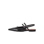 Vagabond Shoemakers Lack Svart Slingback Skor Black, Dam