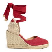 Castañer Carina/8/002 9 cm Wedges Red, Dam