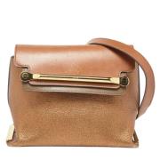 Chloé Pre-owned Pre-owned Laeder axelremsvskor Beige, Dam