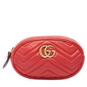 Gucci Vintage Pre-owned Laeder handvskor Red, Dam