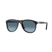 Persol Stiliga Solglasögon med Unik Design Black, Unisex