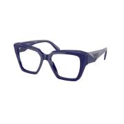 Prada Stiliga Svarta Solglasögon Blue, Unisex