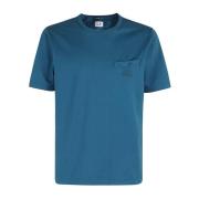 C.p. Company Ficka T-shirt Twist Stil Blue, Herr