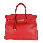 Hermès Vintage Pre-owned Laeder handvskor Red, Dam