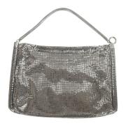 Paco Rabanne Metallic Pixel Tube Axelväska Gray, Dam