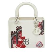 Dior Vintage Pre-owned Laeder totevskor White, Dam