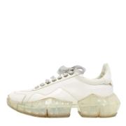 Jimmy Choo Pre-owned Pre-owned Laeder sneakers White, Dam