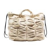 Vic Matié Sand Nylon Ryggsäck Beige, Unisex