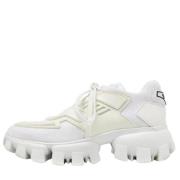 Prada Vintage Pre-owned Mesh sneakers White, Dam