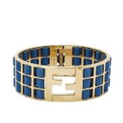 Fendi Vintage Pre-owned Laeder ringar Blue, Dam