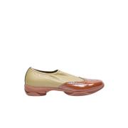 Kiko Kostadinov Slip-On Brogues med Kontrastpanel Beige, Dam