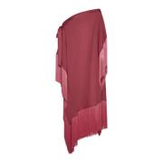 Taller Marmo Rosa Fransad Kaftan Klänning Pink, Dam