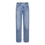 Agolde Högmidjade Skinny Jeans Blue, Dam