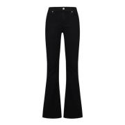 7 For All Mankind Svarta Jeans Black, Dam